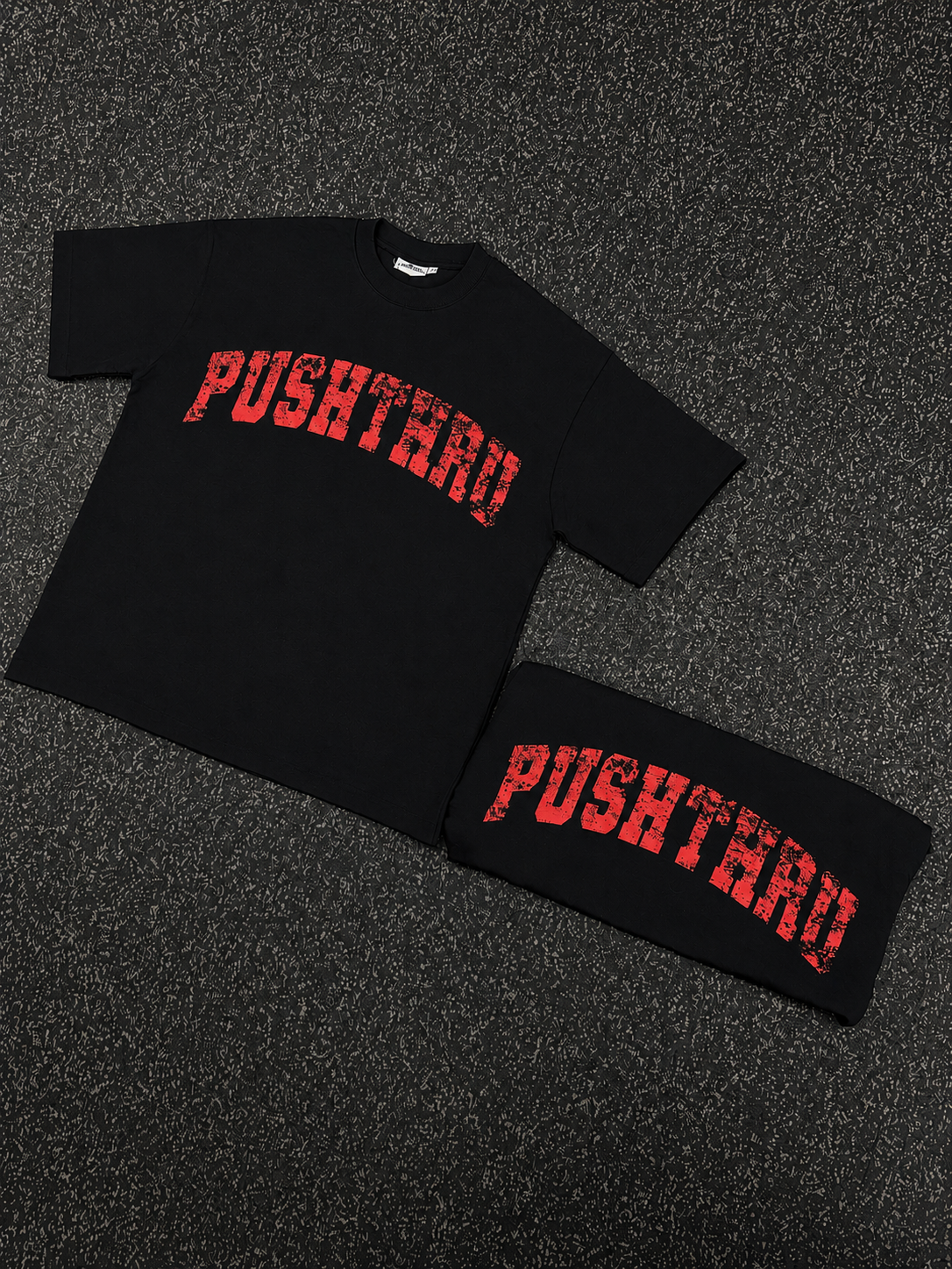 TROOPS OG // BLK/RED TEE