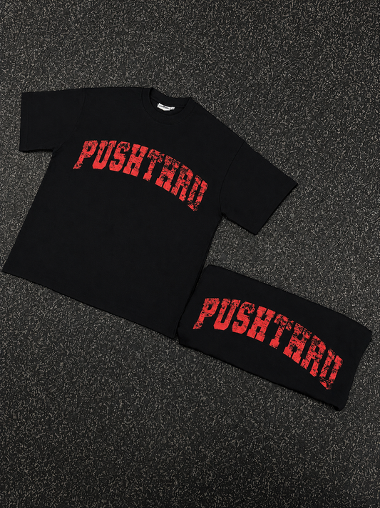 TROOPS OG // BLK/RED TEE